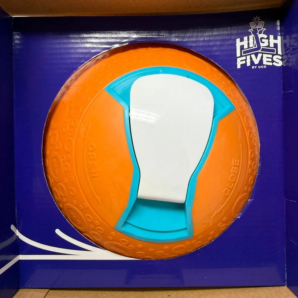 UCO High Fives SoftShell Ice Cream Ball Manual Maker Orange 1 Pint New in Box
